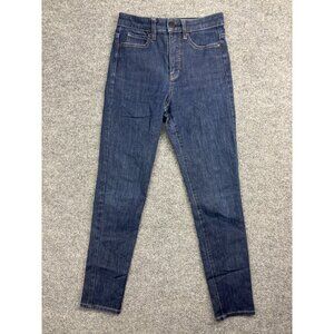 Uniqlo Skinny Jeans Women's W23 Dark Blue Tapered Ultra Stretch